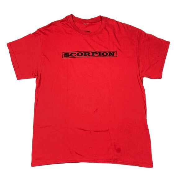2018 Drake Scorpion Album Tour Tee T shirt Red Size Large L B14 - Picture 1 of 5